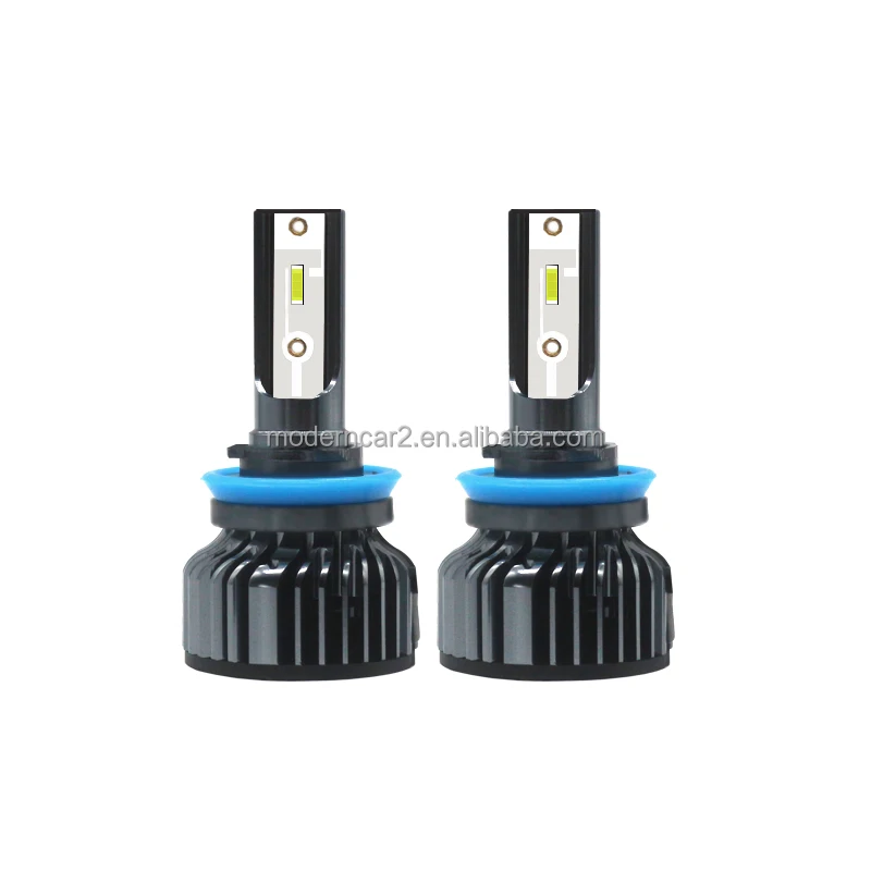 2pcs lime green Car LED Fog Lamp 1860 CSP Chip 10000lm 60W lemon Green H1 H3 H7 H8 H9 H10 H11 H27 881 880 Led Headlight bulb