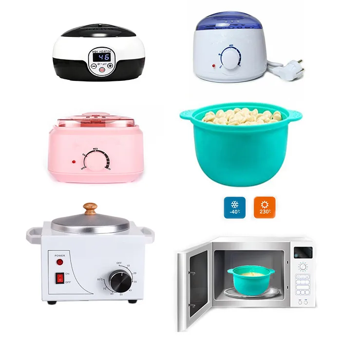 Silicone Wax Pot Home Use Delipatory Wax Warmer Melting Non-Sticks Silicone Bowl