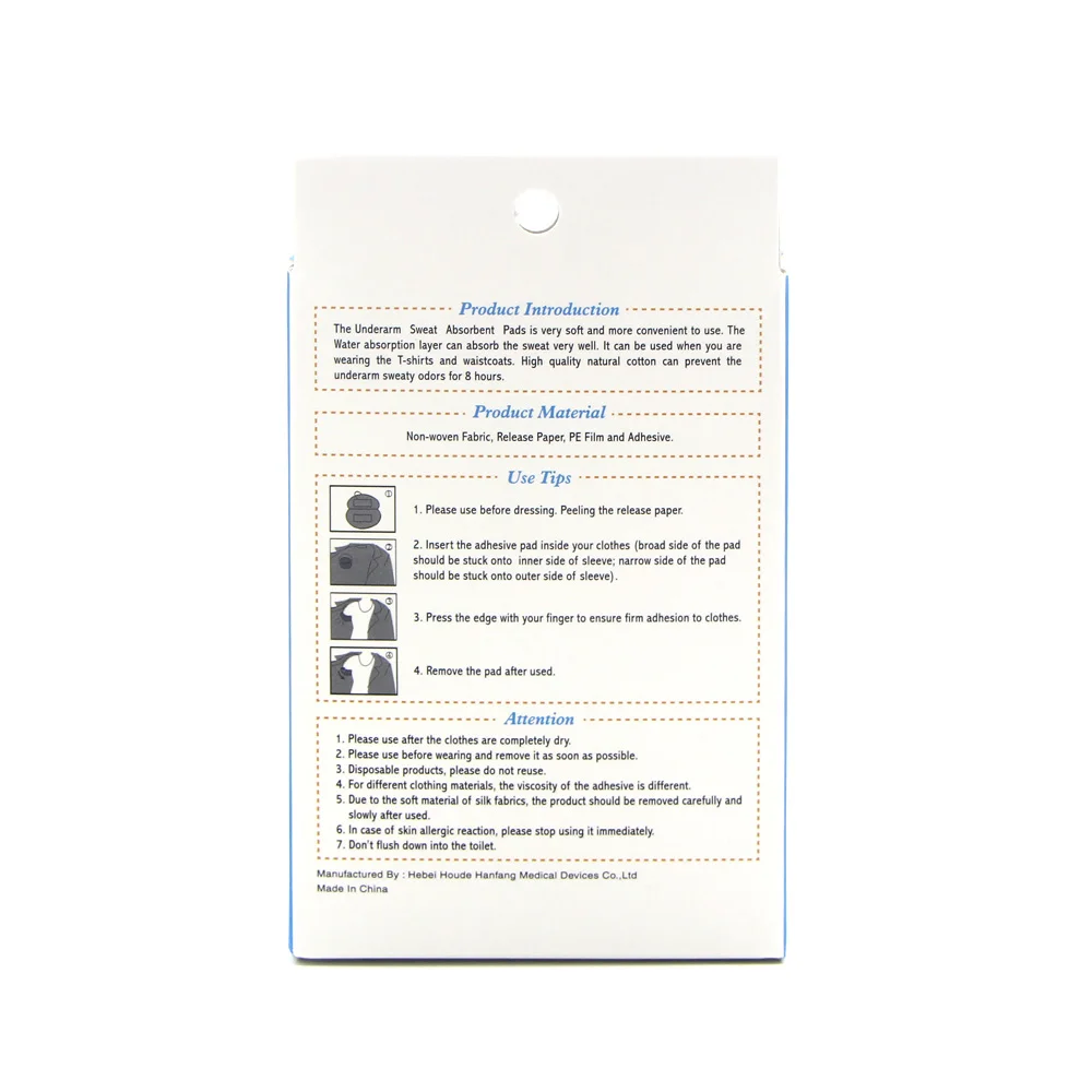 Premium Armpit Underarm Sweat Patch Perspiration Large Size Thickening Underarm Sweat Pad