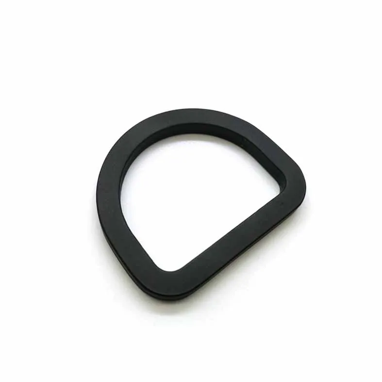 Wholesale  Aviation Aluminum Handle Ring D Zinc Alloy Custom D-Ring Buckle Colorful Metal D Ring for Handbags
