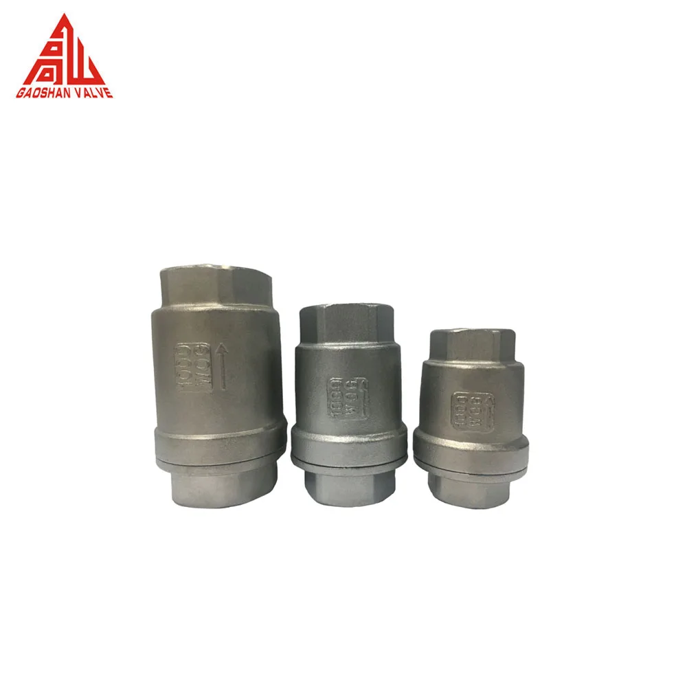 Check Valve H12W 1 Inch CF8 CF8M Stainless Steel BSP NPT Threaded Check Valve