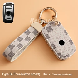 Leather Car Key Case Protector Cover Keychain Shell For Bmw F20 F30 G20 f31 F34 F10 G30 F11 X3 F25 X4 I3 M3 M4 1 3 5 Series