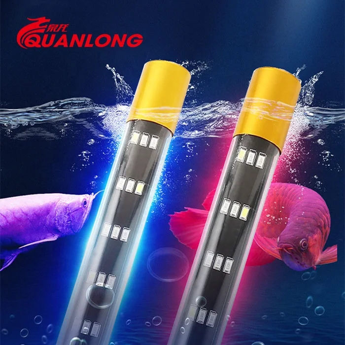 Quanlong T8 submersible led lamp aquarium tanning light for arowana