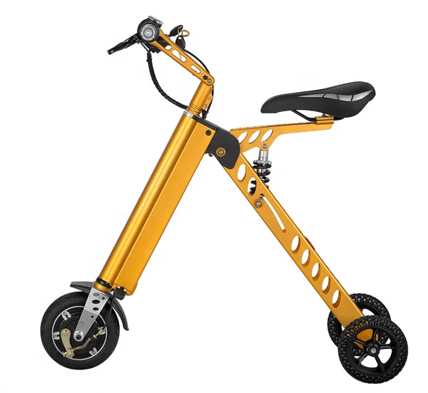 Freego Es-18 Three Wheels 36v Motor Brushless E Bike Folding Electric Motor Shot Trip Electric Trike Loading 120KG