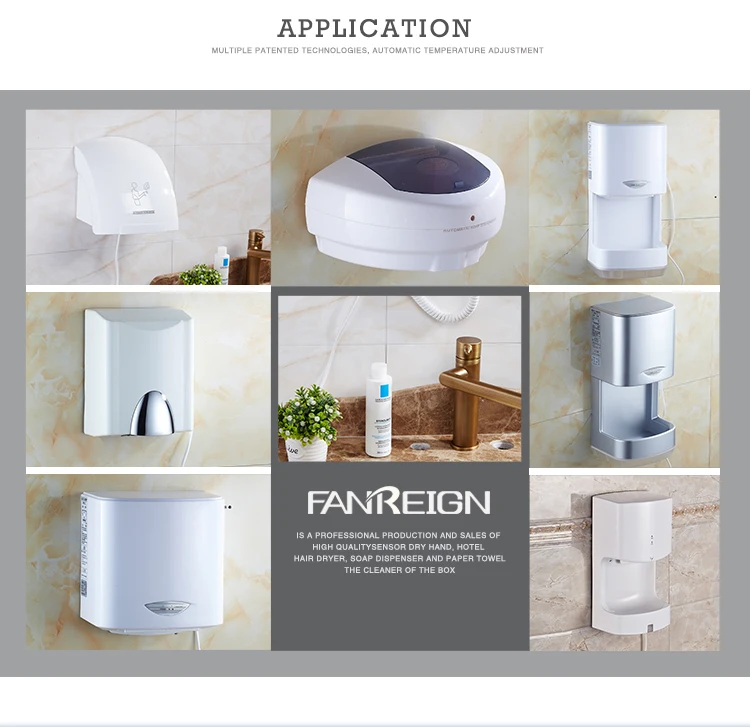  Fanreign FL-3008 1000w 304 из нержавеющей стали электрических сушилок для рук