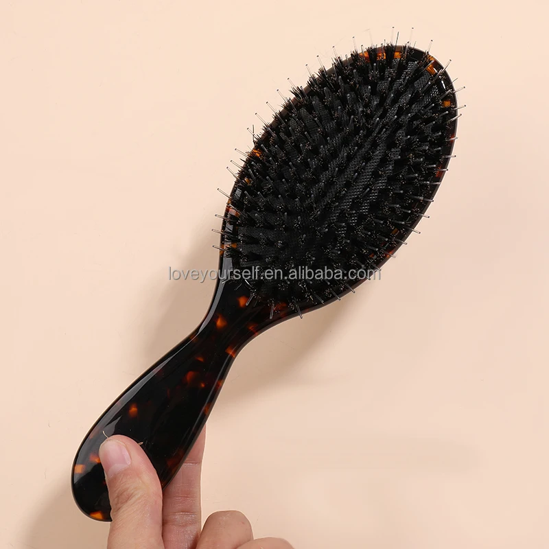 MiDairy 3D hair combs brush 10mm supper thick  cellulose acetate Massage bristle  air cushion comb