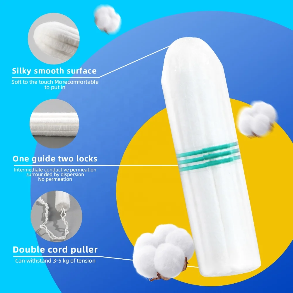 Tampon Disposal Professional Convenient Cachet Ovarian Cyst Eco Friendly Organic Cotton Tampon Compression With Applicator 510k