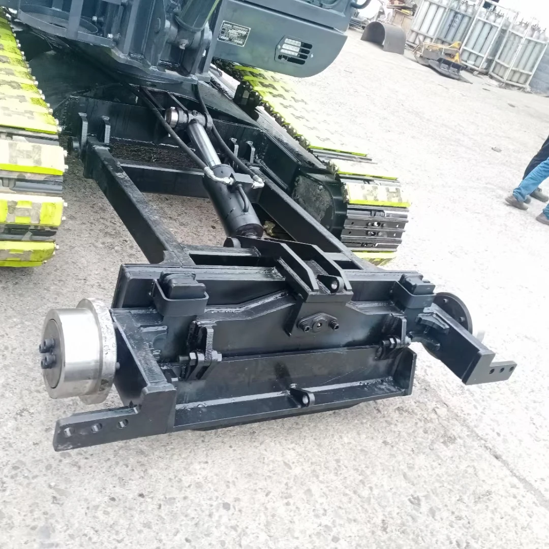 customized excavator wheel Sleeper changer replacement fixture machine Railway maintenance equipment high speed rail way