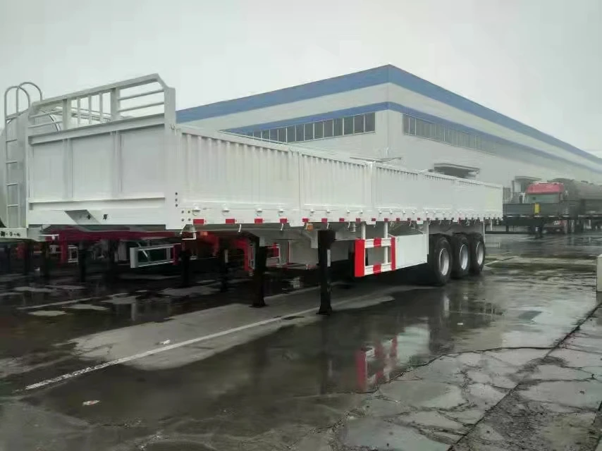 Chinese Heavy Loader Container Trailers Chassis 20 Or 40 FT 50 Ton 60 Ton Flat Bed Trailer For Sale