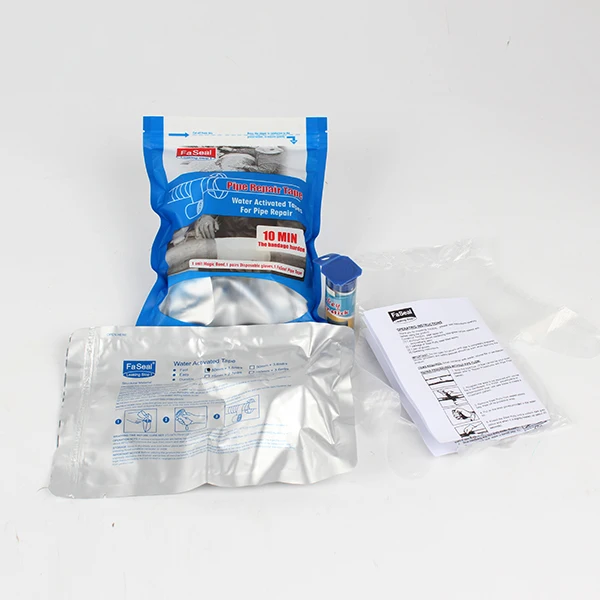 Water Activated Tapes With Putty and  Pipe Repair Tape Fiber Glass Fiber Wrap Tape