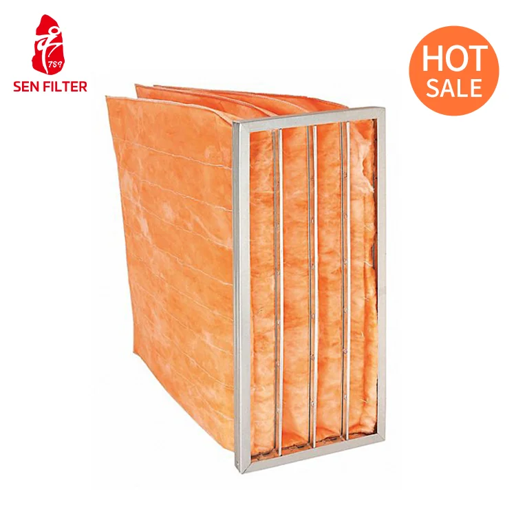 Active Carbon Hepatec V Bank New Panel Filter HVAC Clean Room Restaurant Home Hotels Manufacturing Plant HEPA Air Filter