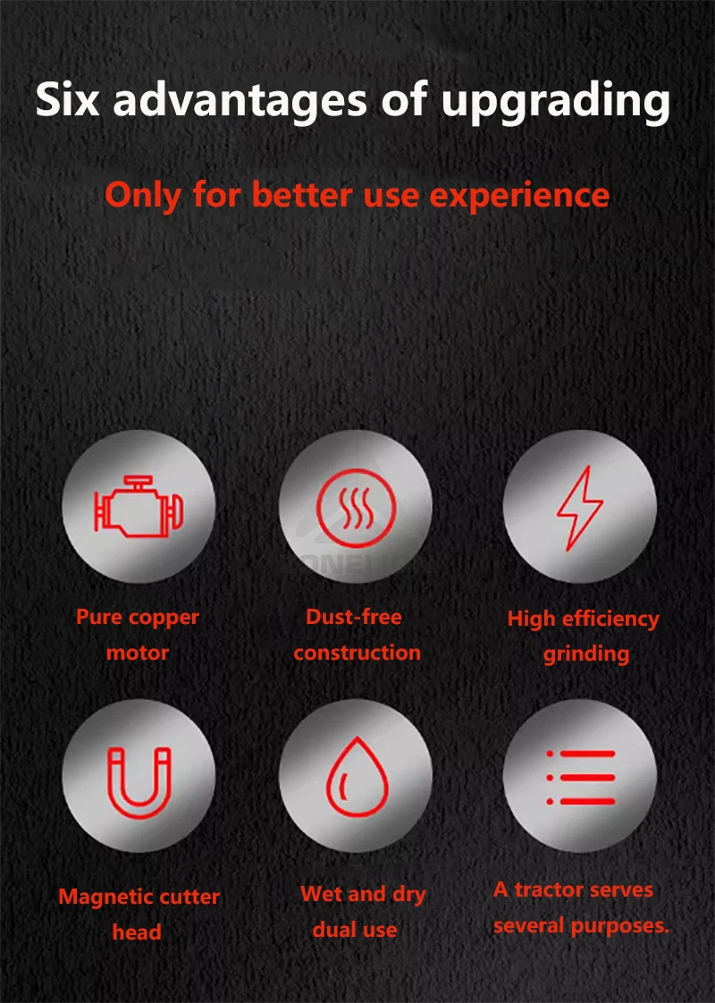 Concrete Floor Tile Machine Dust Absorption Grinding Machine Epoxy Leveling and Sanding Machine