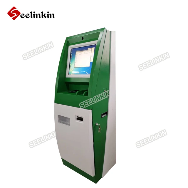 Self Currency Exchange Touch Screen Kiosk Machine with Cash and Coin Acceptor and Dispenser