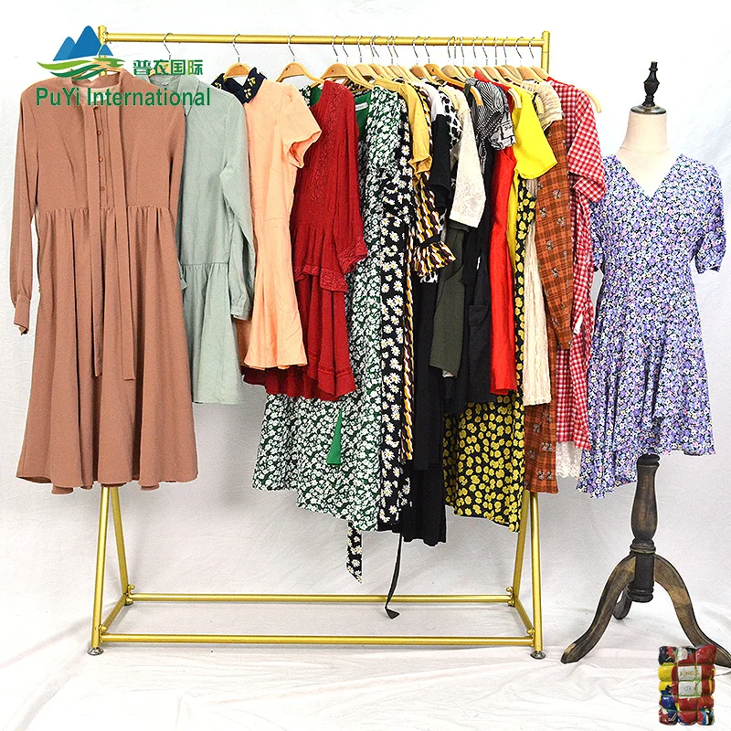 Женское Хлопковое платье, б/у одежда, британские тюки, Смешанная б/у одежда, покупатель, б/у одежда