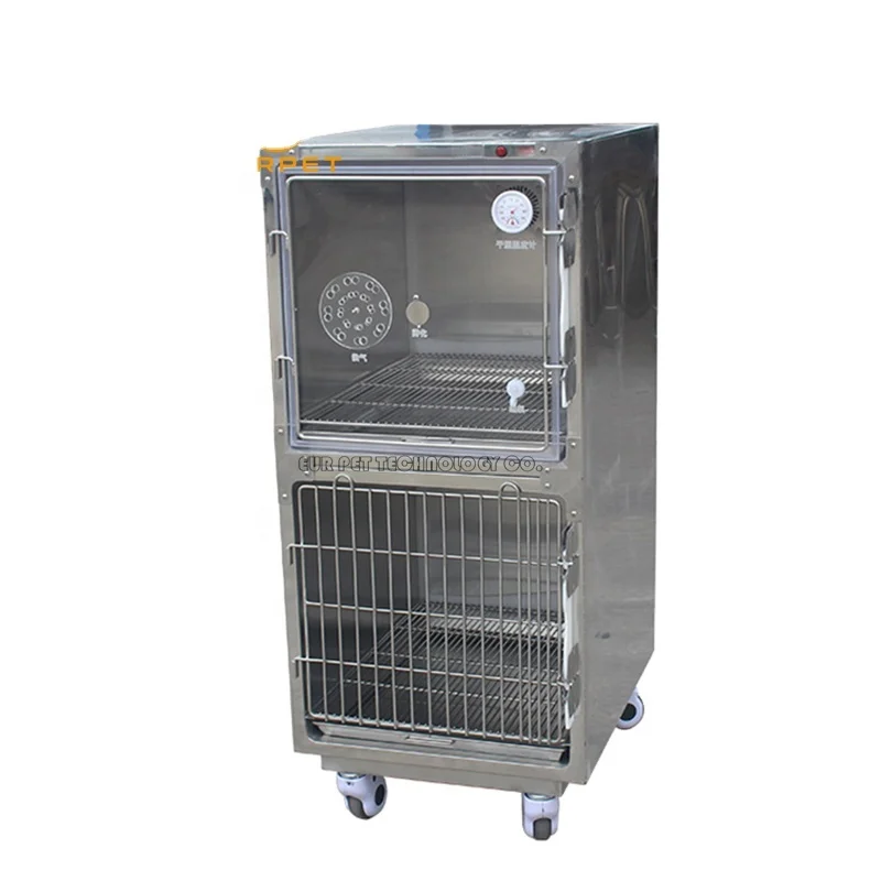 EUR PET Veterinary Exquisite Strong Pet Medical Sturdy Oxygen Cage Easy to Clean and Durable High-Intensity Medical