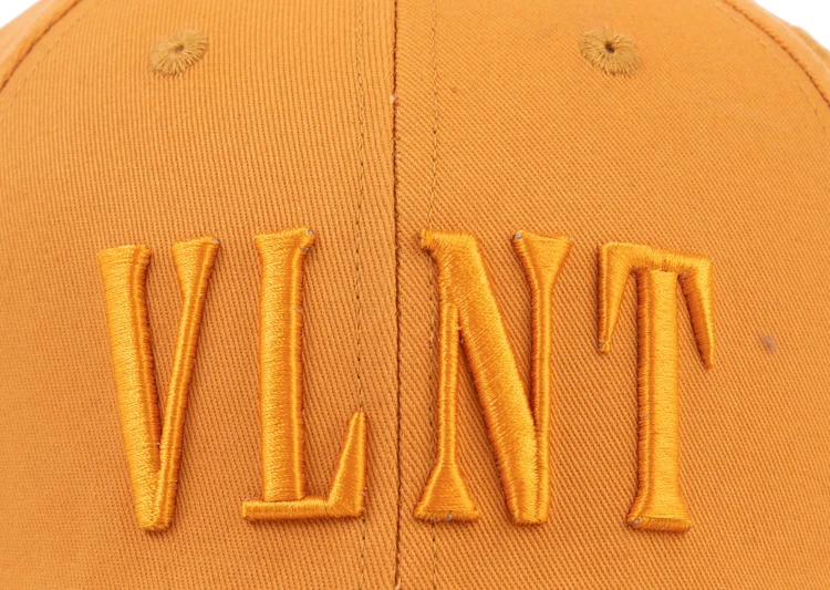 Cheap Price Custom Made Baseball Caps 6 Panel Polyester Cotton Simple Style Yellow 3D Embroidery Customied Unisex With Metal Str