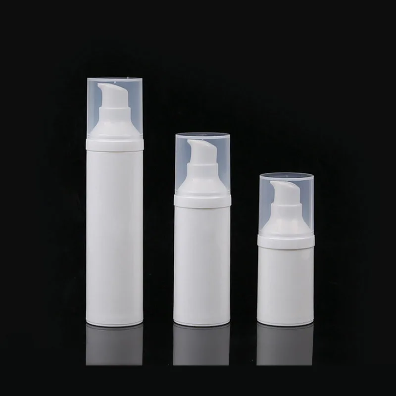 Flacon pompe Botella bomba30ml 50ml 80ml cosmetic plastic pump vacuum cream lotion bottle empty lotion airless bottle
