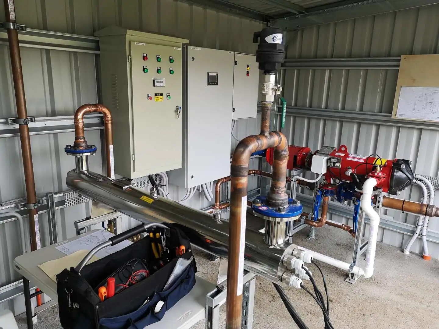  UV sterilizer installed 