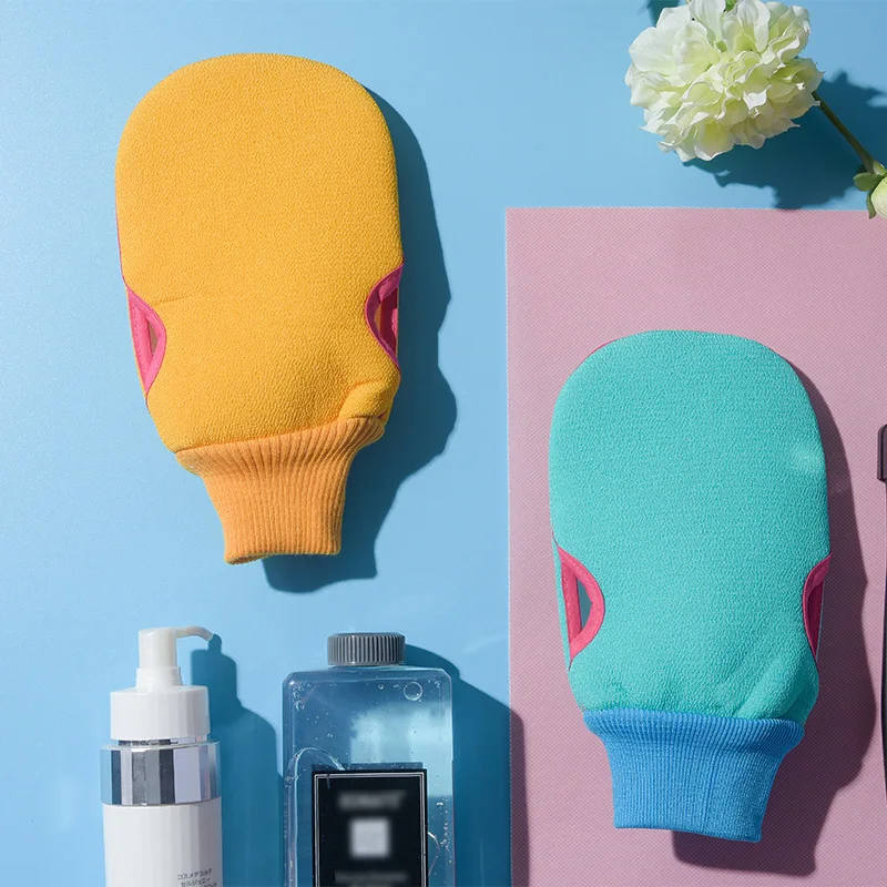 100% natural viscose exfoliating gloves moroccan silicon exfoliating glove honeycomb exfoliating gloves designs