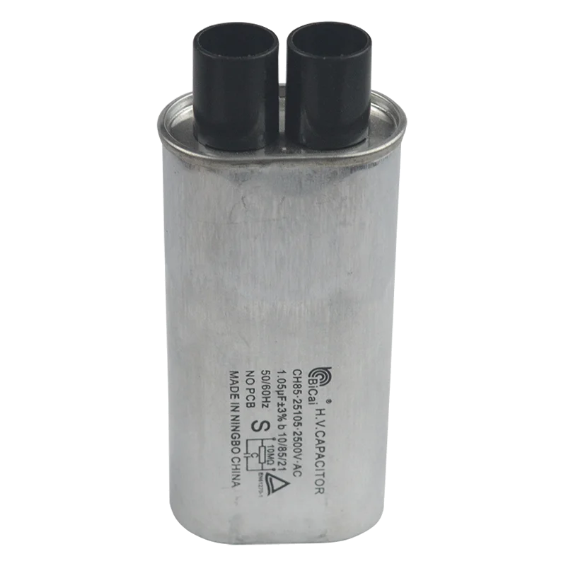 CH85 2500 v 1.05 UF blue color microwave high voltage capacitor drying equipment high voltage capacitor