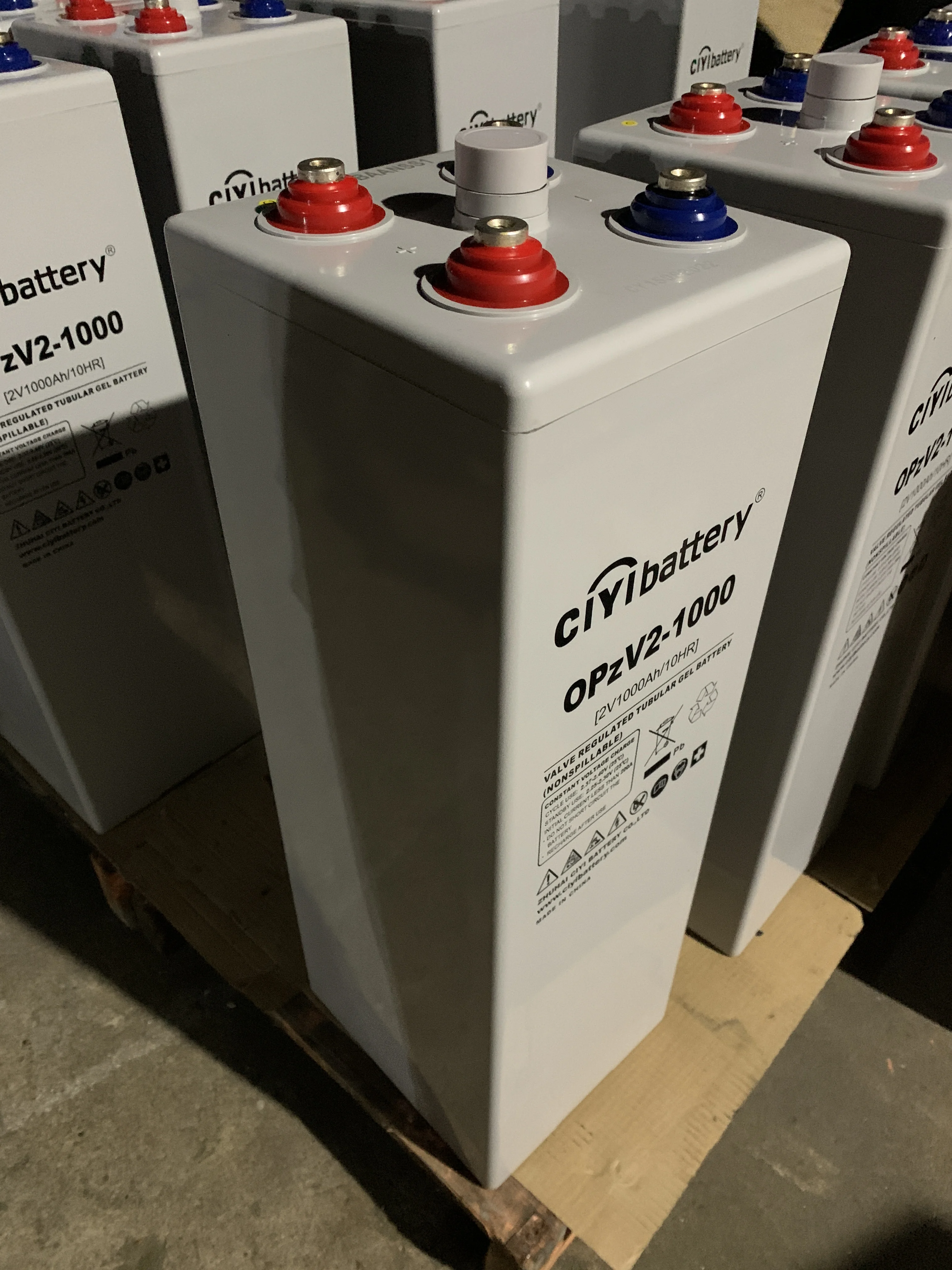 27 Years Super Quality Gel Battery OPZV 2v 1000ah Solar battery