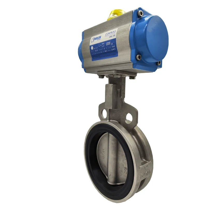 Automatically Controlled Pneumatic Butterfly Valve for Seamless Integration with Smart Systems