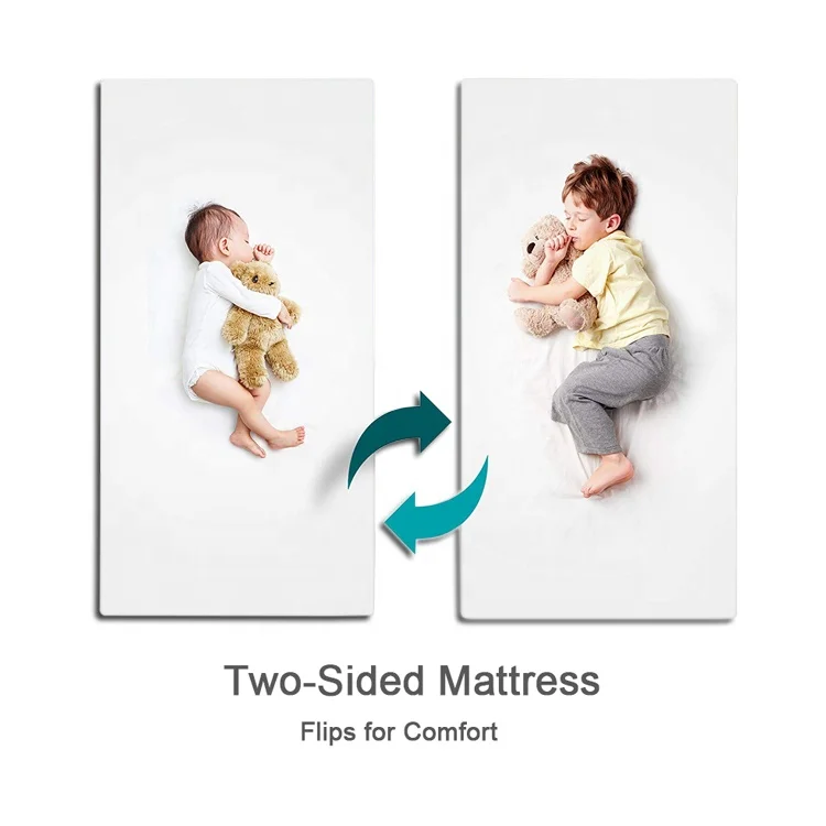 Hypoallergenic Baby Crib Cot Mattress Roll Pack Memory Foam Organic Cot Crib Soft Breathable Baby Mattress For Baby Bed