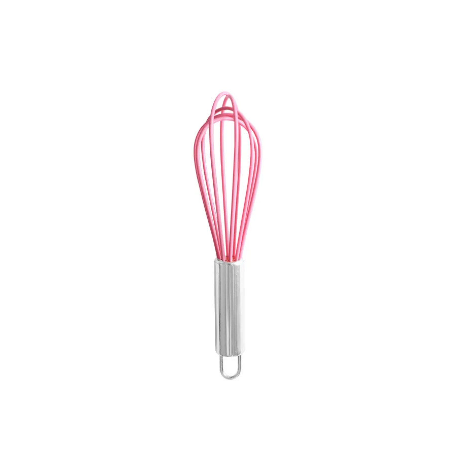 Wholesale kitchen silicone beater non-slip easy to clean color beater Milk foam mixer 6 inch kitchen silicone beater tools
