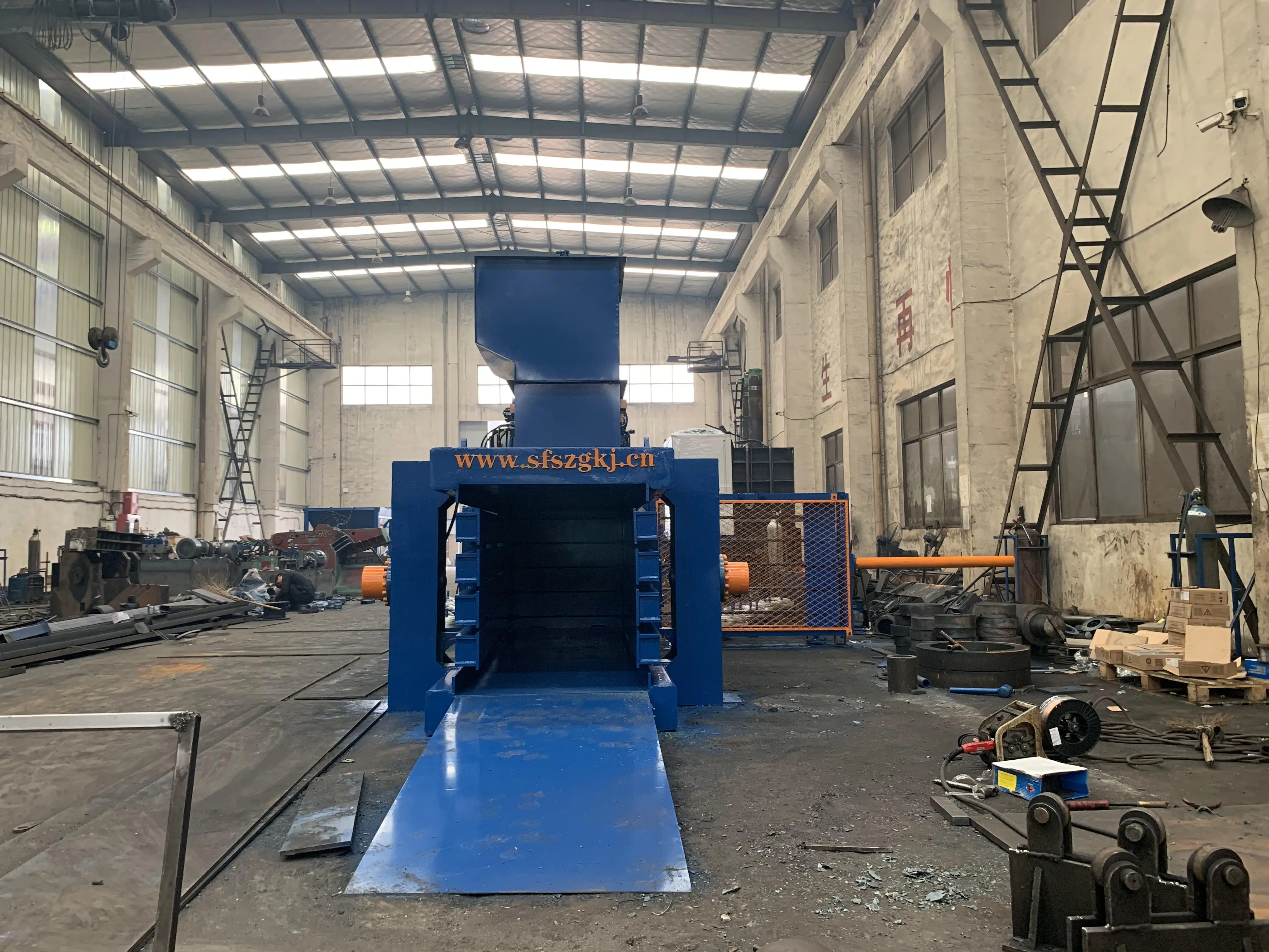 EPA-80 Horizontal Cardboard Baler Waste Paper Hydraulic Baling Press Machine