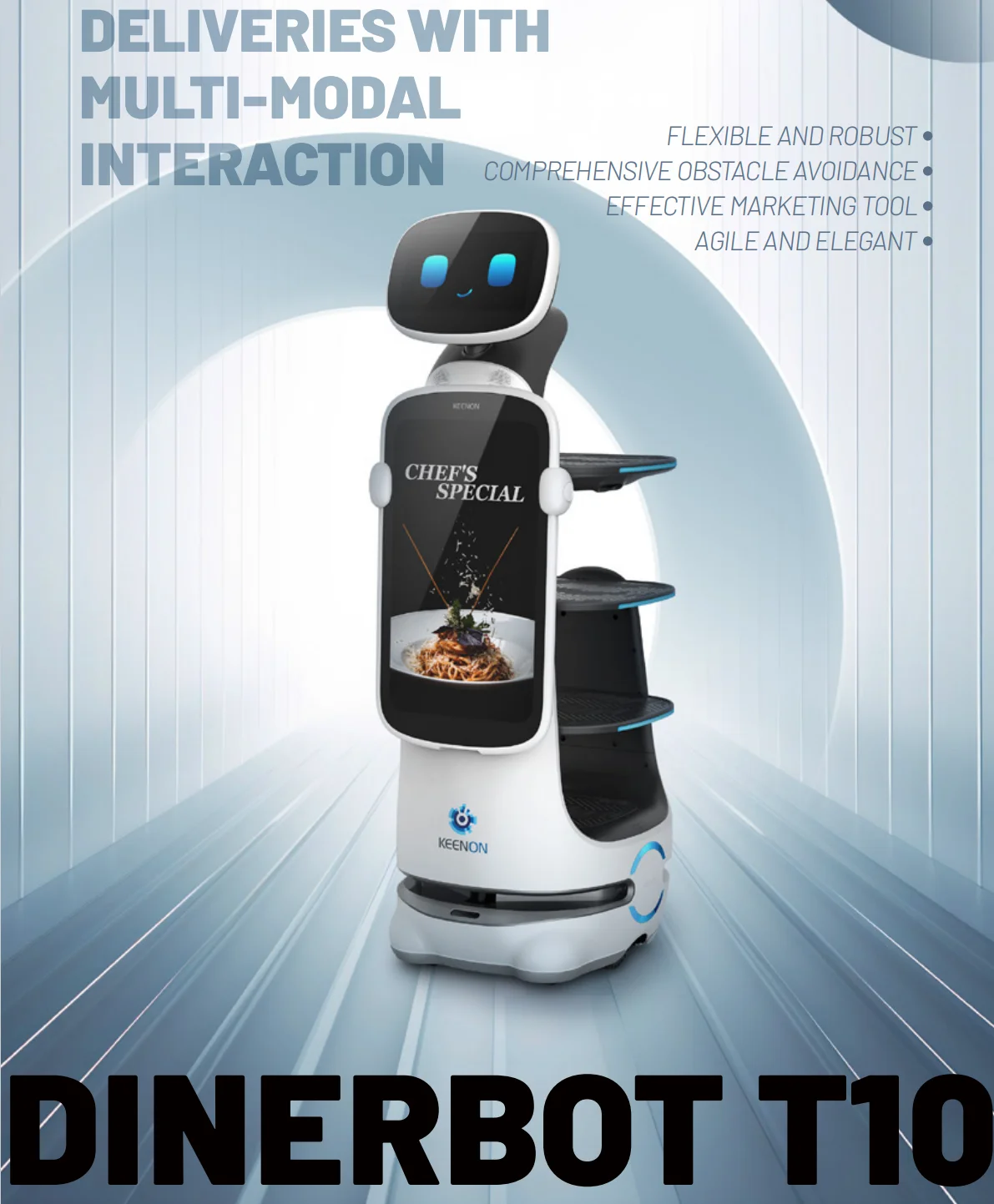 Высококачественные коммерческие роботы доставки автоматизированный робот посылок