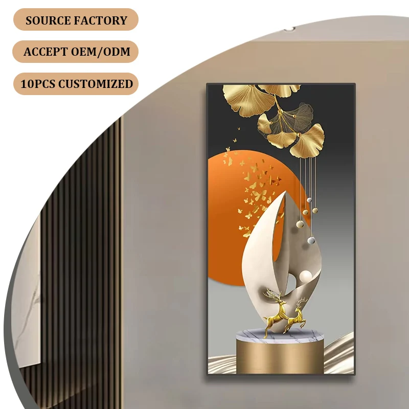 Luxury Hotel Interior Large Paintings Wall Art Decorative Painting Wall Decor Painting