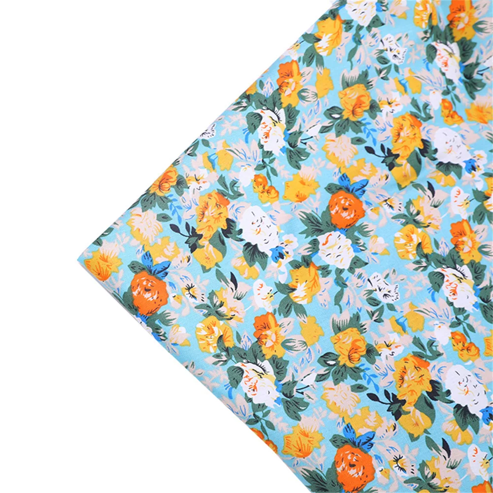 2021 New design customization digital print 100% cotton woven poplin fabric for garment