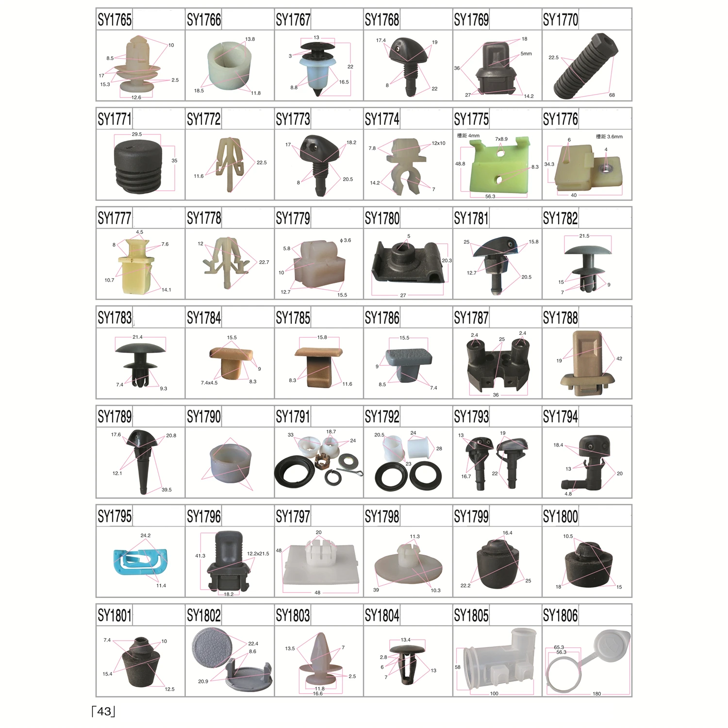 Car Plastic Rivets Fasteners Push Retainer Kit Most Popular Sizes Auto Push Pin Rivets Set car Door Trim Panel Fender Clips