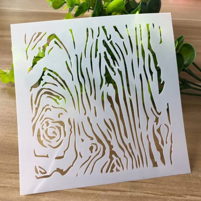 2022 fashion new style Custom Plastic Big Airbrush Wall Paint Stencils for wall reusable Painting Wall Stencil Templates