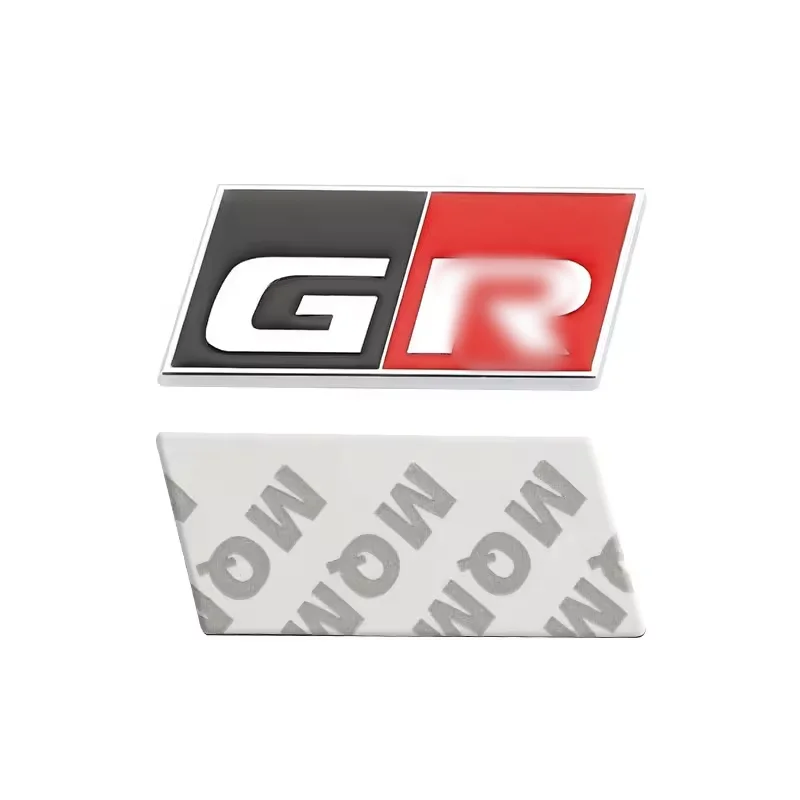 GR OEM 3D GT Stage III + Car Truck Badge ABS Emblem Logo Sign Sticker