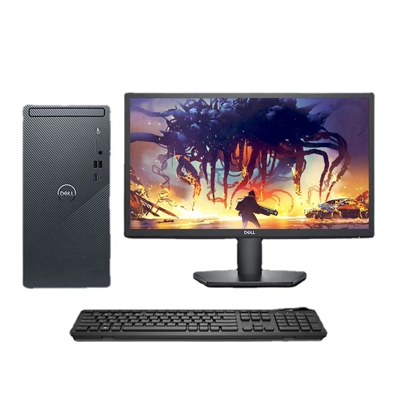 Dells Desktop computer3020 core Gen13 i3-13100 8 г 512 г SSD с монитором 21,5 Дюймов SE2222H новый домашний офисный компьютер