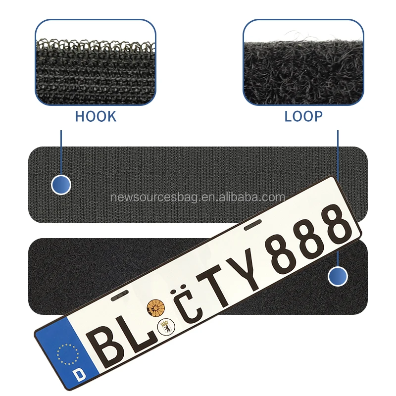 Kentekenplaathouder Removeable Self Adhesive Car License Plate Holder Sets Racing Adjustable Number Plate Frames