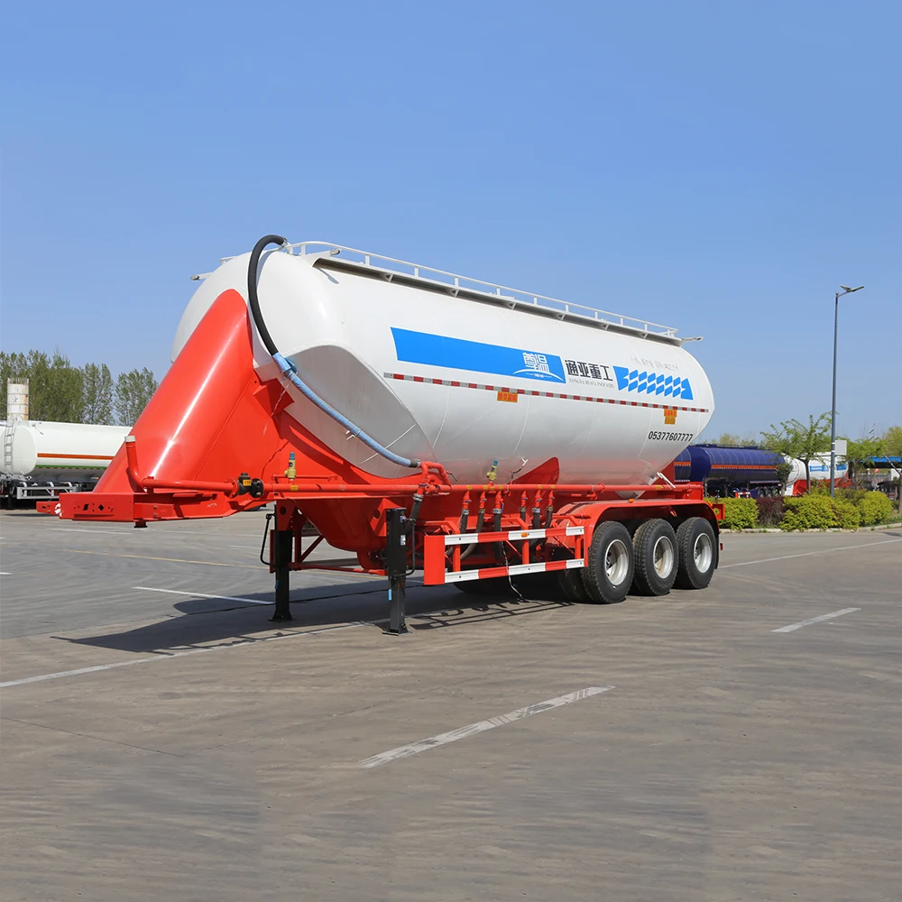 Brand New 3 Axle 40ton 50ton V Type Bulk Cement Tanker Trailer Dry Powder Cement Bulker