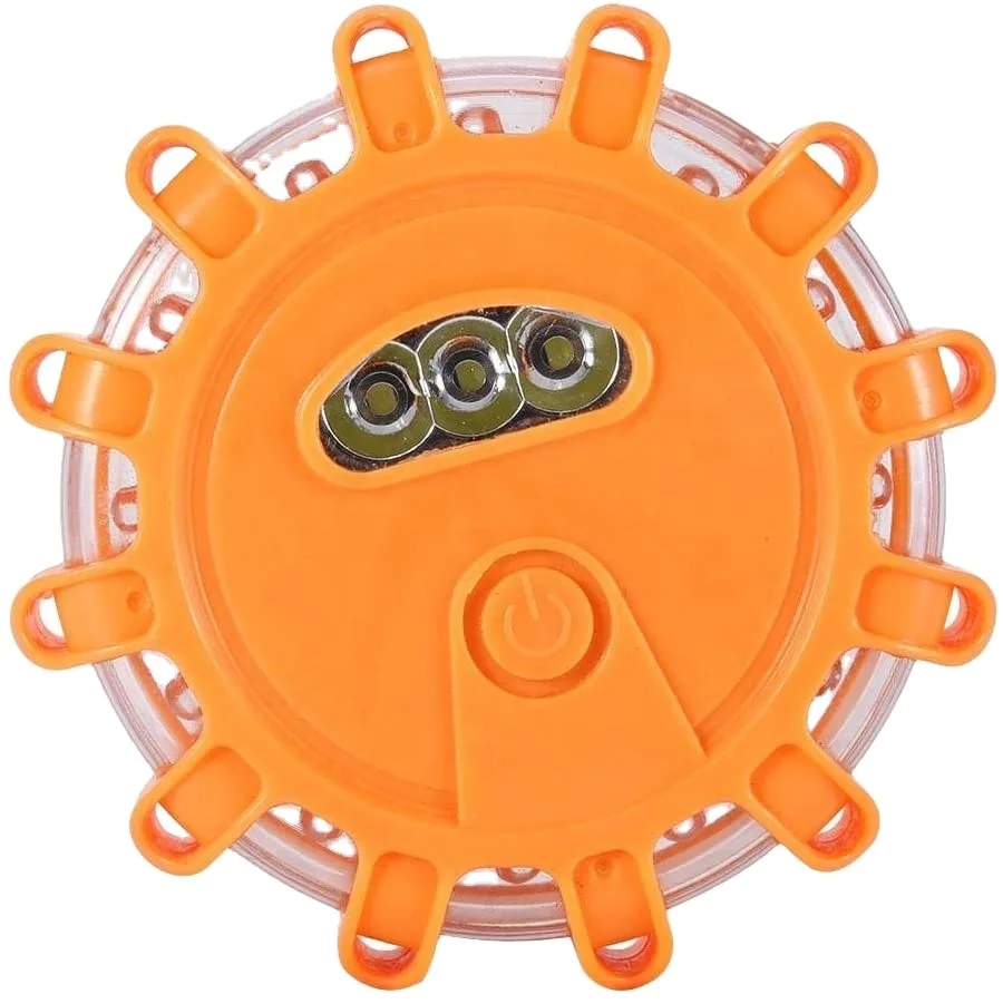 
Emergency Disc LED Flare Light with Magnetic LED Road Safety Flare Flashing Warning Roadside Flare 