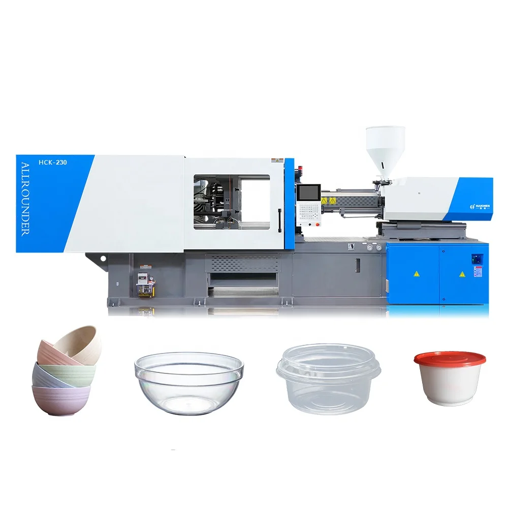 Haichen high quality 230 ton  injection molding machines plastic bowl making machine