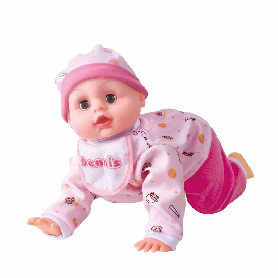  Eco-friendly 13 дюймов при ползании куклы для reborn baby doll игрушка автоматический натуралистичные