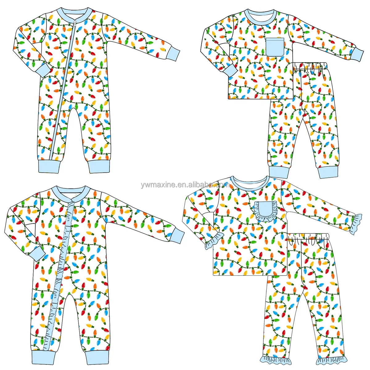 Thanksgiving infant smocked clothing ruffles puff sleeve dress turkey French Knot smocking heart pocket girls outfits for fall