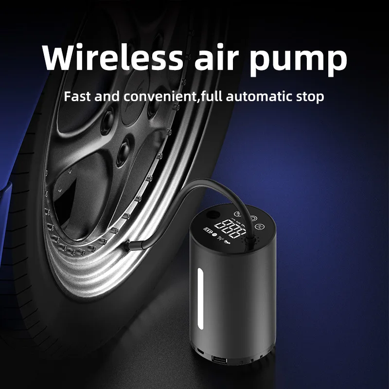 2021 Portable Car Air Compressor 12V 150W Digital Tire Inflator Pump With LED Display