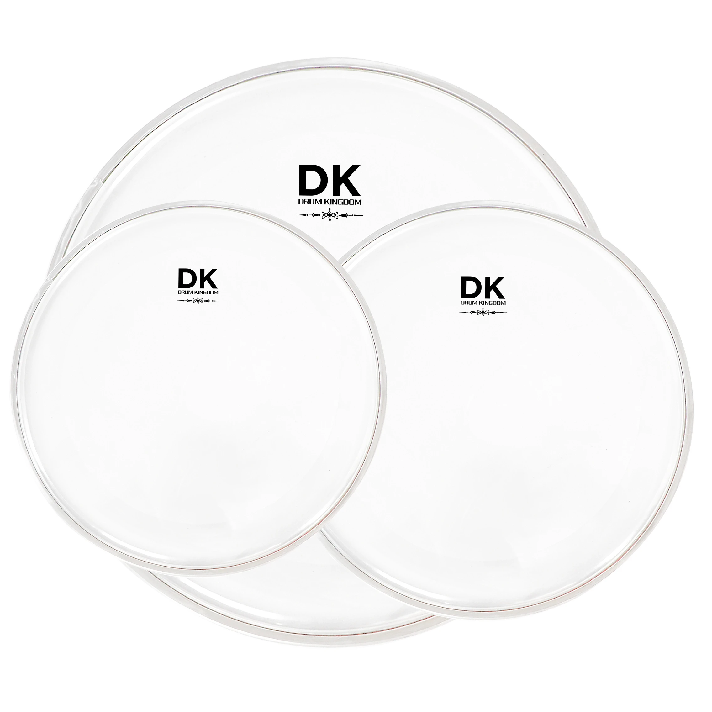 Single Layer Clear Drum Heads For Acoustic Drum Set
