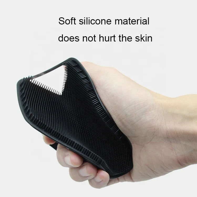 OEM/ODM Cepillo Cuerpo 12.5*12.5cm Baby Wash Massage Shower Exfoliating Silicone Body Brush Skin Scrubber Bath Brushes, Sponges