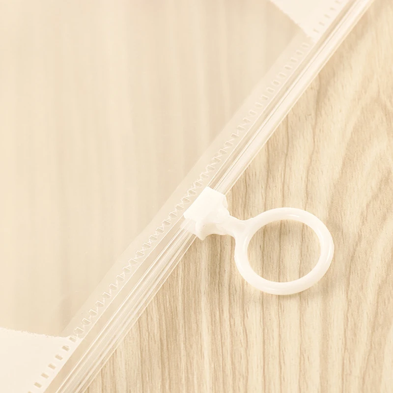 OMOI Custom Logo Factory PP A4 A5 A6 File Folder Organizer Storage Waterproof Clear Transparent Stationery Document Bag