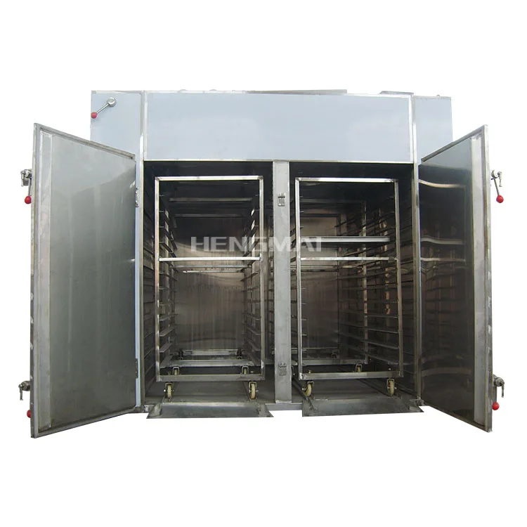 Large capacity tray type clay bricks hot air circulation drying oven machine dryer dehydrator manufactures