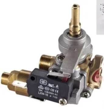 Built-In gas stove with safety device