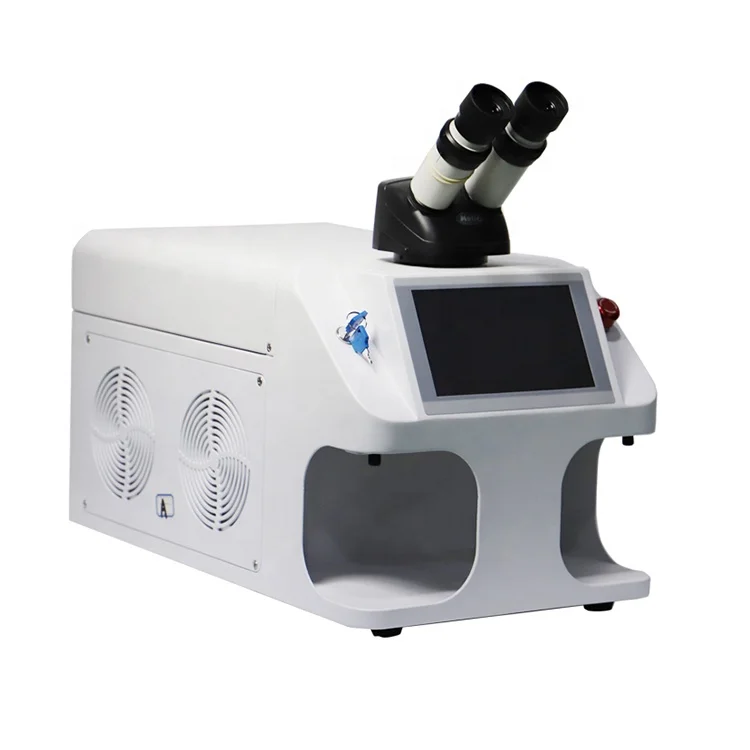 HS  100w jewelry laser welding machine factory sale gold sliver laser welder jewelry welder laser  machine