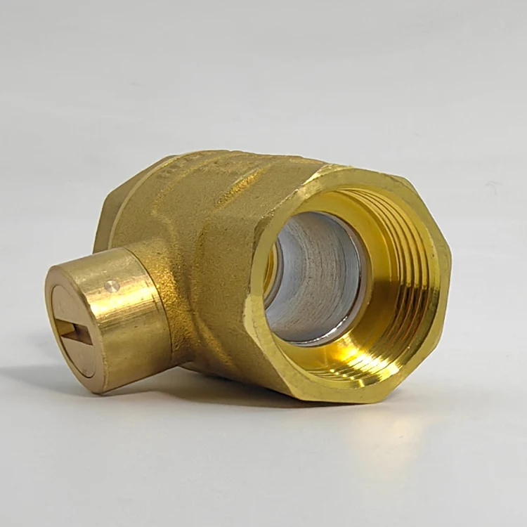 Brass ball valve with key lock Female/Female Thread for Water ,oil ,gas